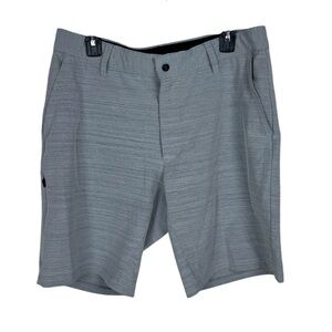 BYLT Premium Basics Men's Gray Kinetic Performance Shorts Size 34 Golf Outdoor